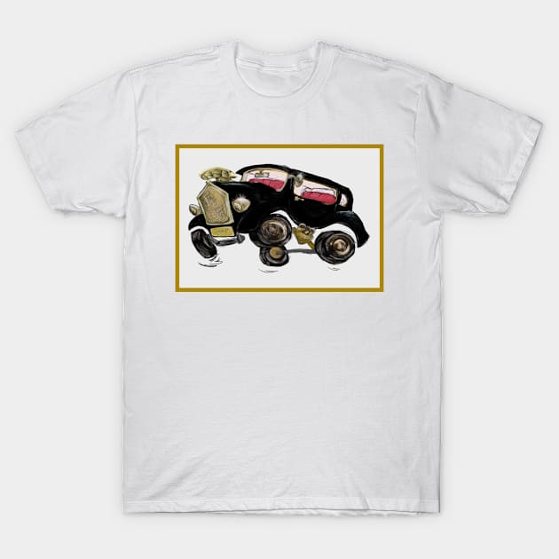 GoldenHotrod T-Shirt by k1ownkid